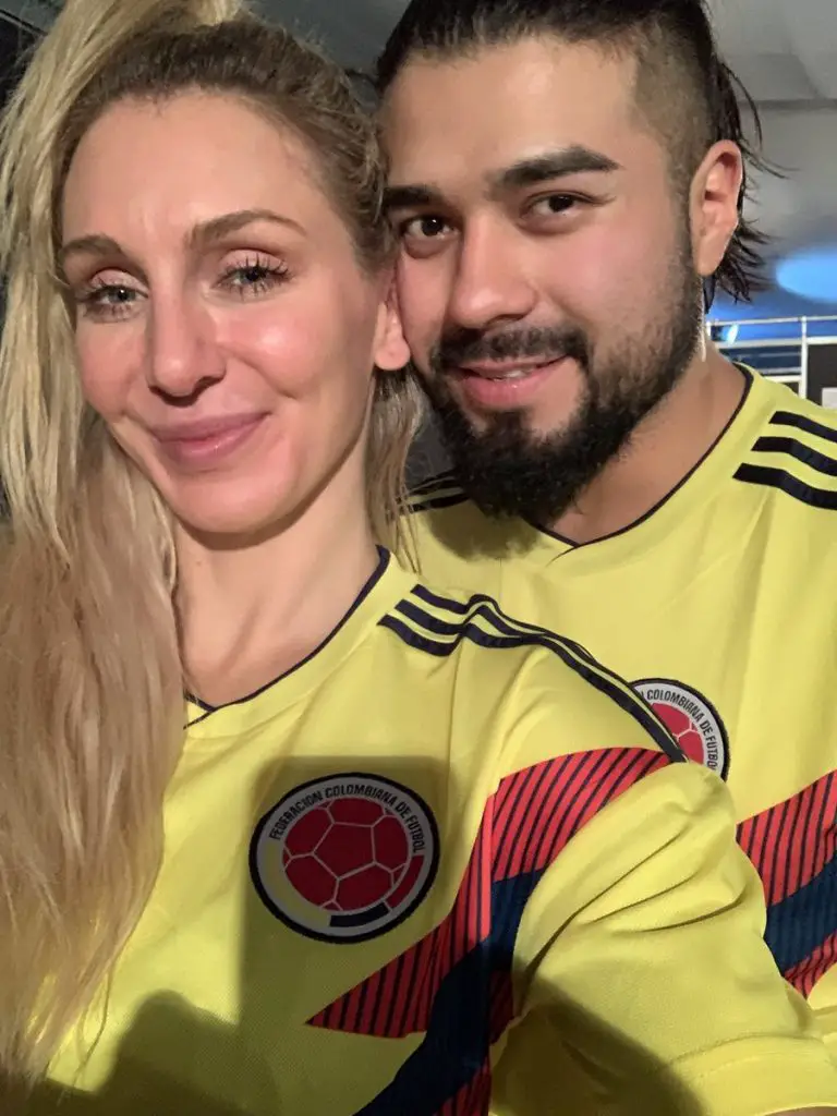 Charlotte Flair and Andrade are engaged in real life,
