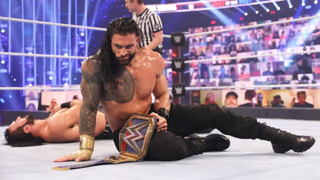 Reigns defeated McIntyre last time the two battled