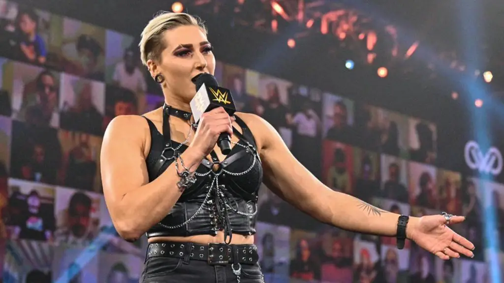 Rhea Ripley suffered another ear injury on NXT in her loss to Toni Storm. 