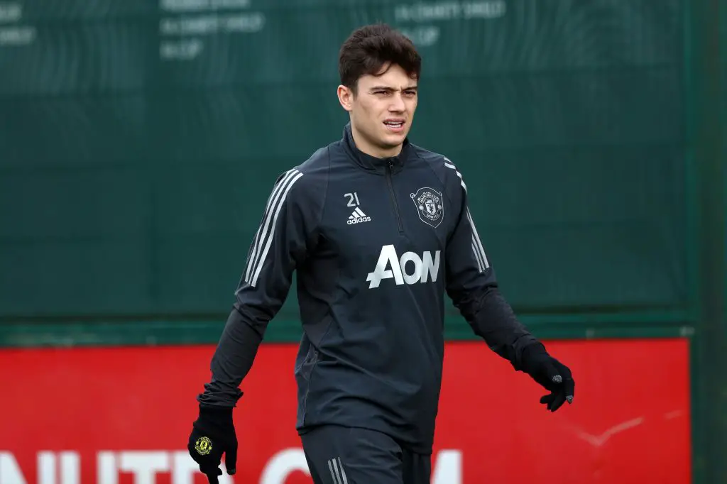 Daniel James is linked with a loan move to Carlo Ancelotti's Everton. (GETTY Images)