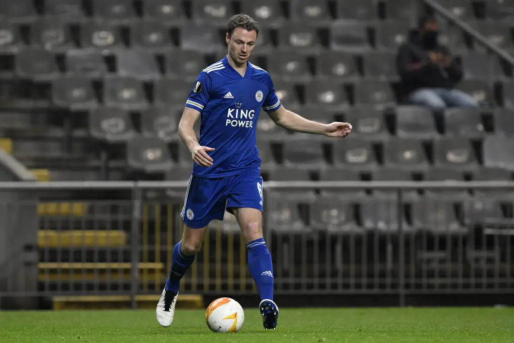 Leicester City should start looking for a long-term Jonny Evans replacement. (Getty Images)