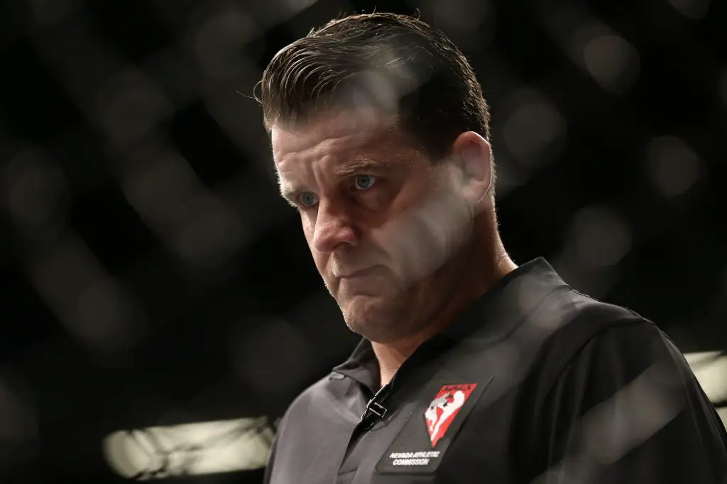 Marc Goddard is one of the top referees in the UFC