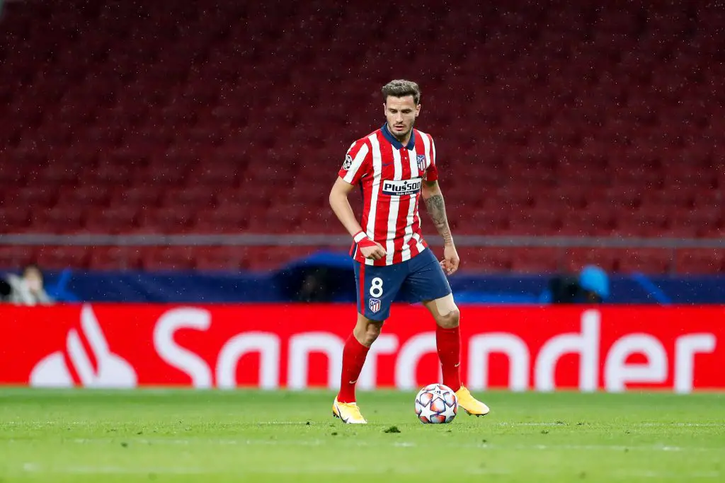 Saul Niguez of Atletico Madrid is linked with a transfer move to Liverpool. 