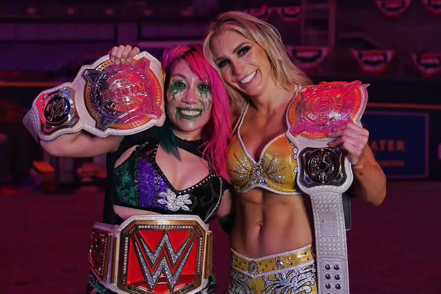 Charlotte and Asuka are now the tag champions