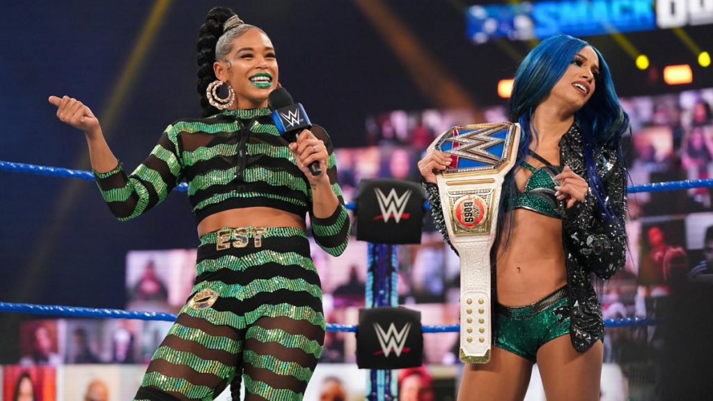 Bianca Belair and Sasha Banks teamed up on SmackDown