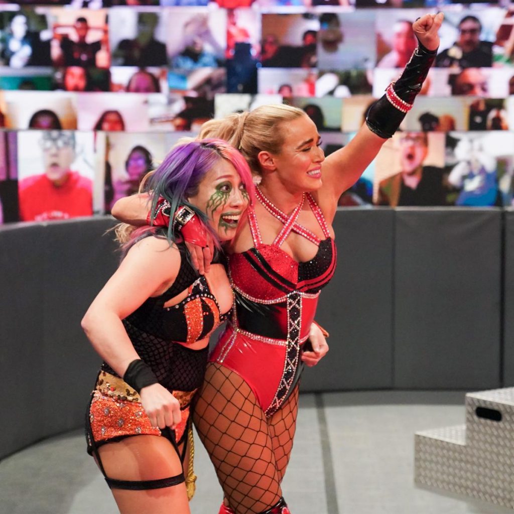 Lana and Asuka won on Raw