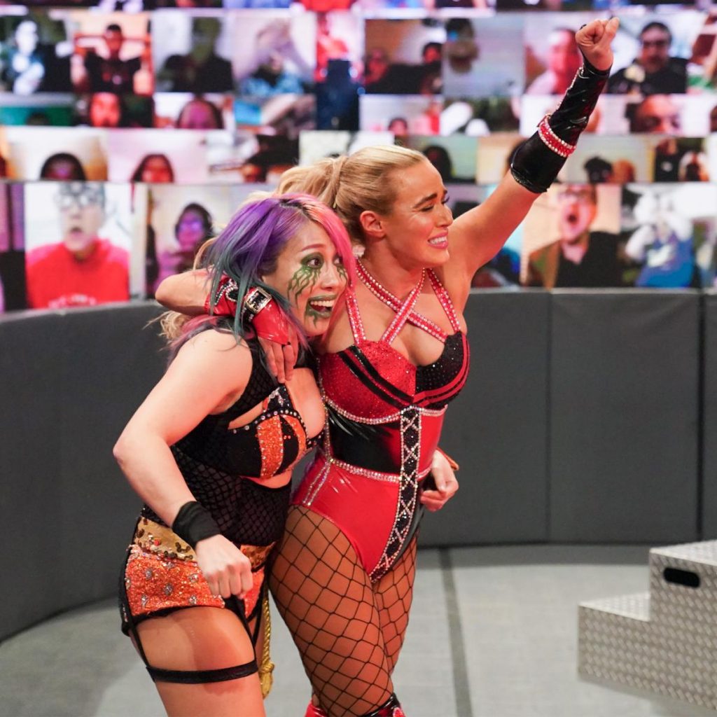 Lana was scheduled to partner Asuka at TLC 2020. (WWE)