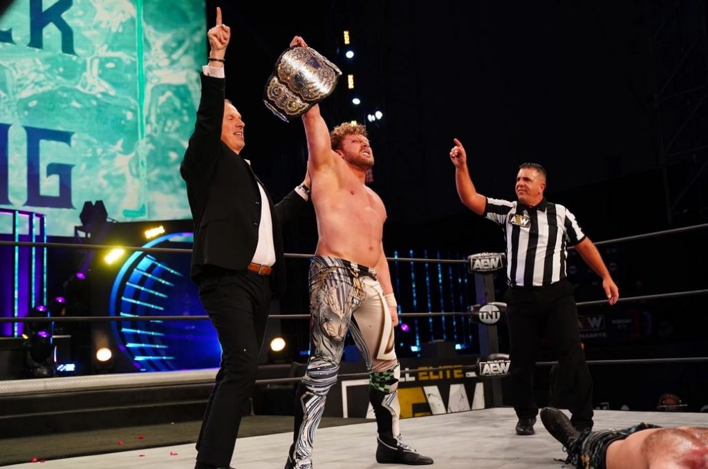 Buddy Murphy says he wants to take on AEW champion, Kenny Omega, in the future.