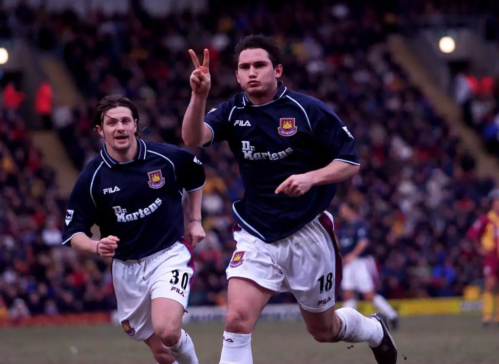 Frank Lampard started his senior career at West Ham United in 1995. (GETTY Images)