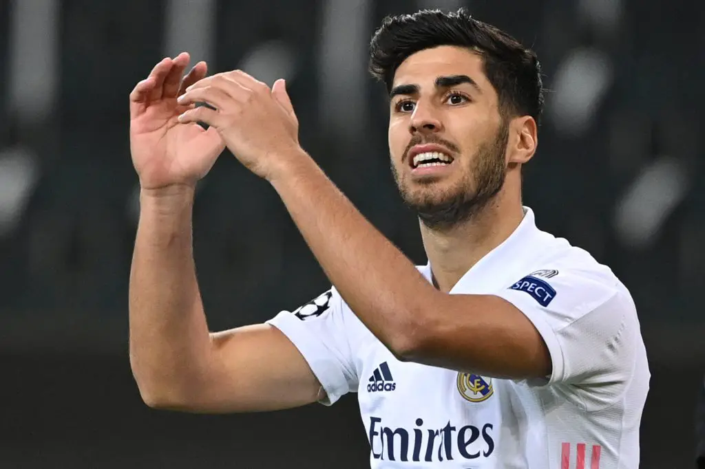 Real Madrid Marco Asensio, is on the transfer radar of Everton Leicester City Leeds United. 