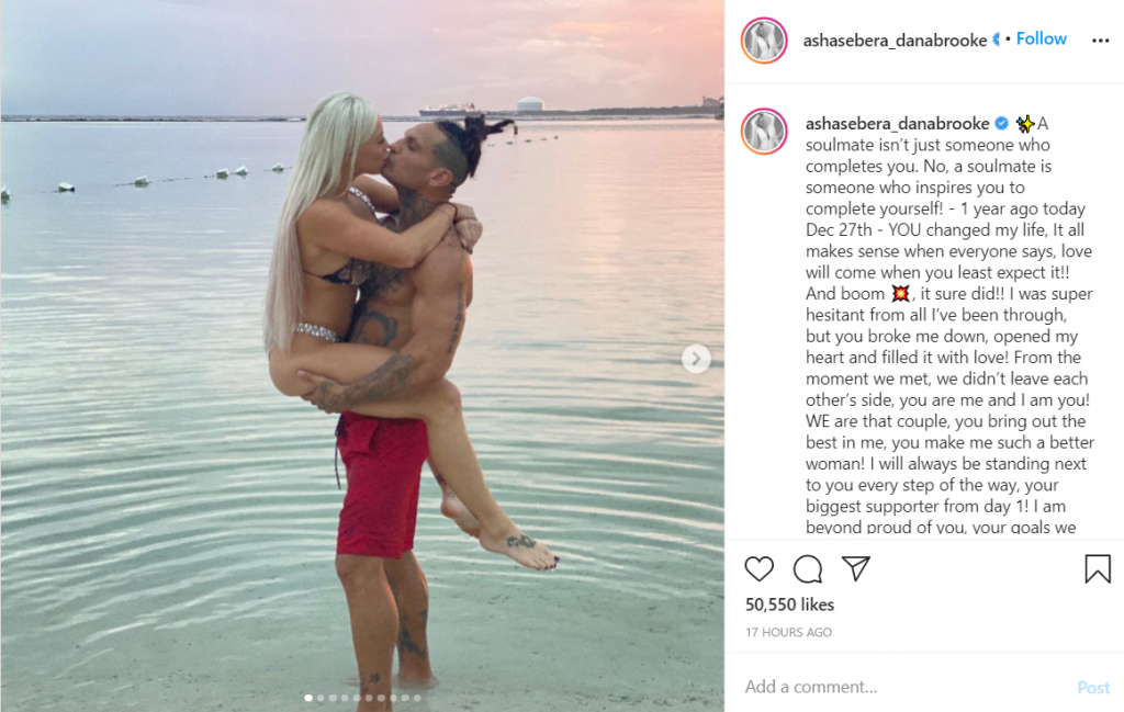  Dana Brooke posted a series of photos with boyfriend Ulysses Diaz.