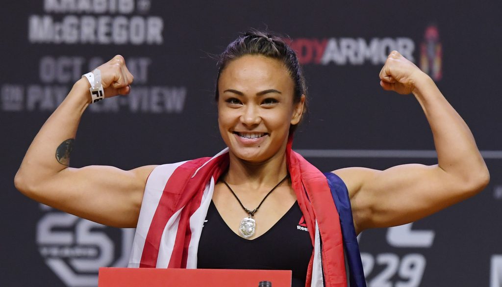 Michelle Waterson is known with the Karate Hottie nickname