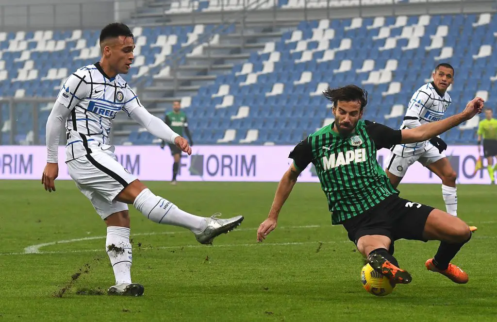 Lautaro Martinez of Inter Milan can be the man to lead the line for Arsenal.