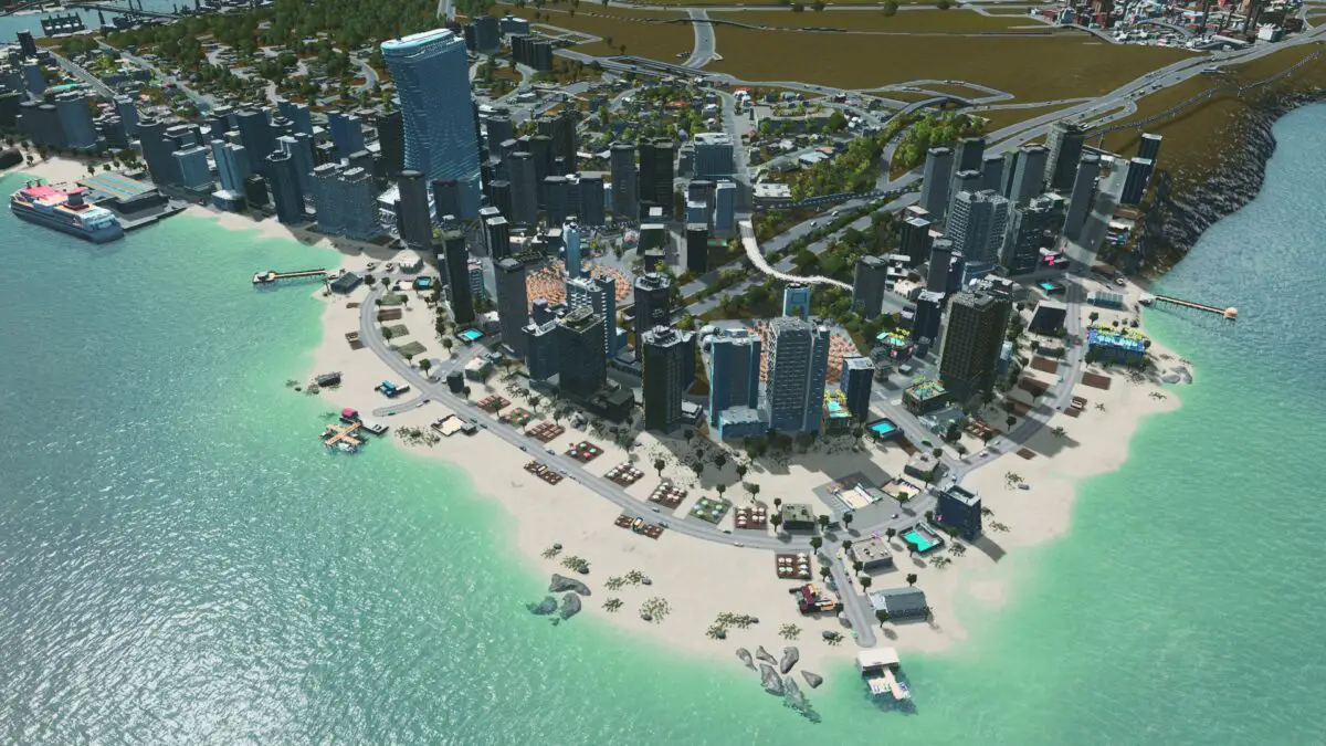 Cities Skylines II Beach Properties