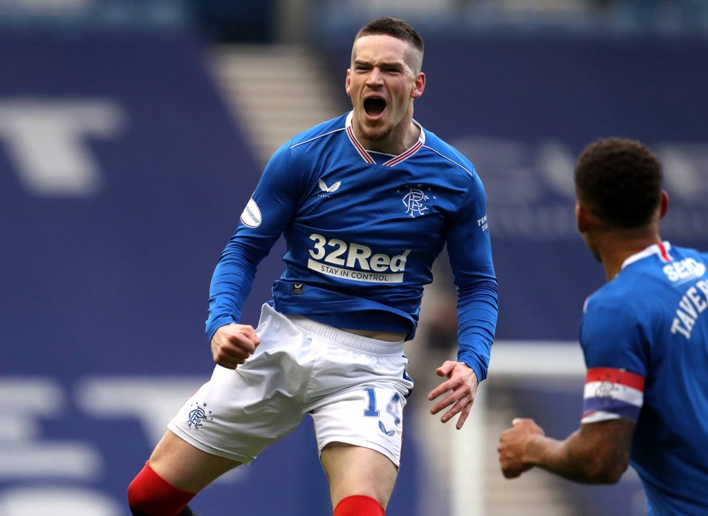 Ryan Kent in action for Rangers, the Scottish champions. (GETTY Images)