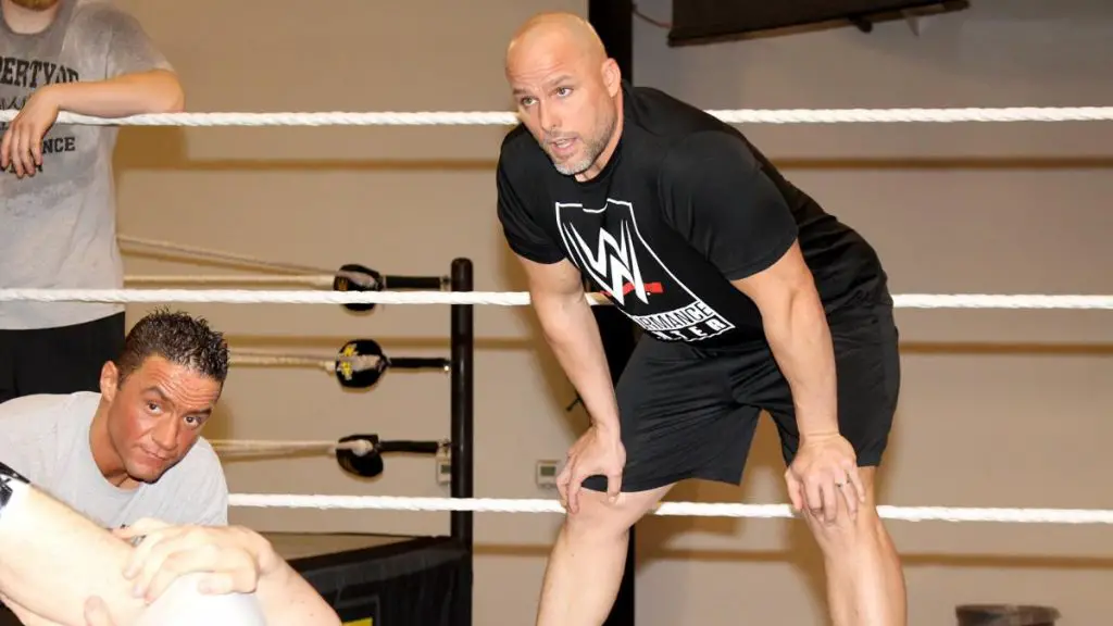 Adam Pearce is one of the authority figures and a producer in WWE