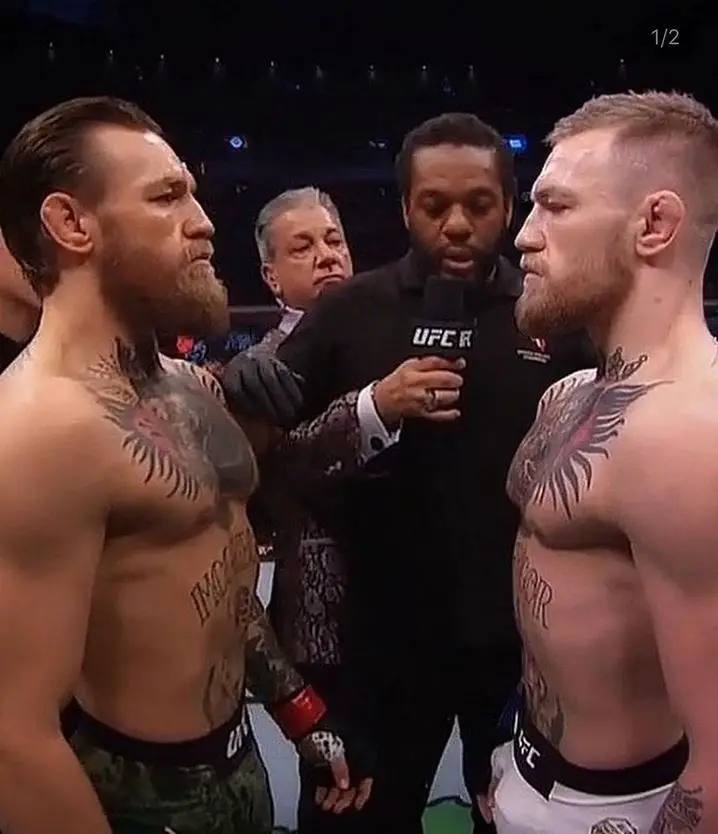 Conor McGregor posted this picture ahead of his Dustin Poirier fight
