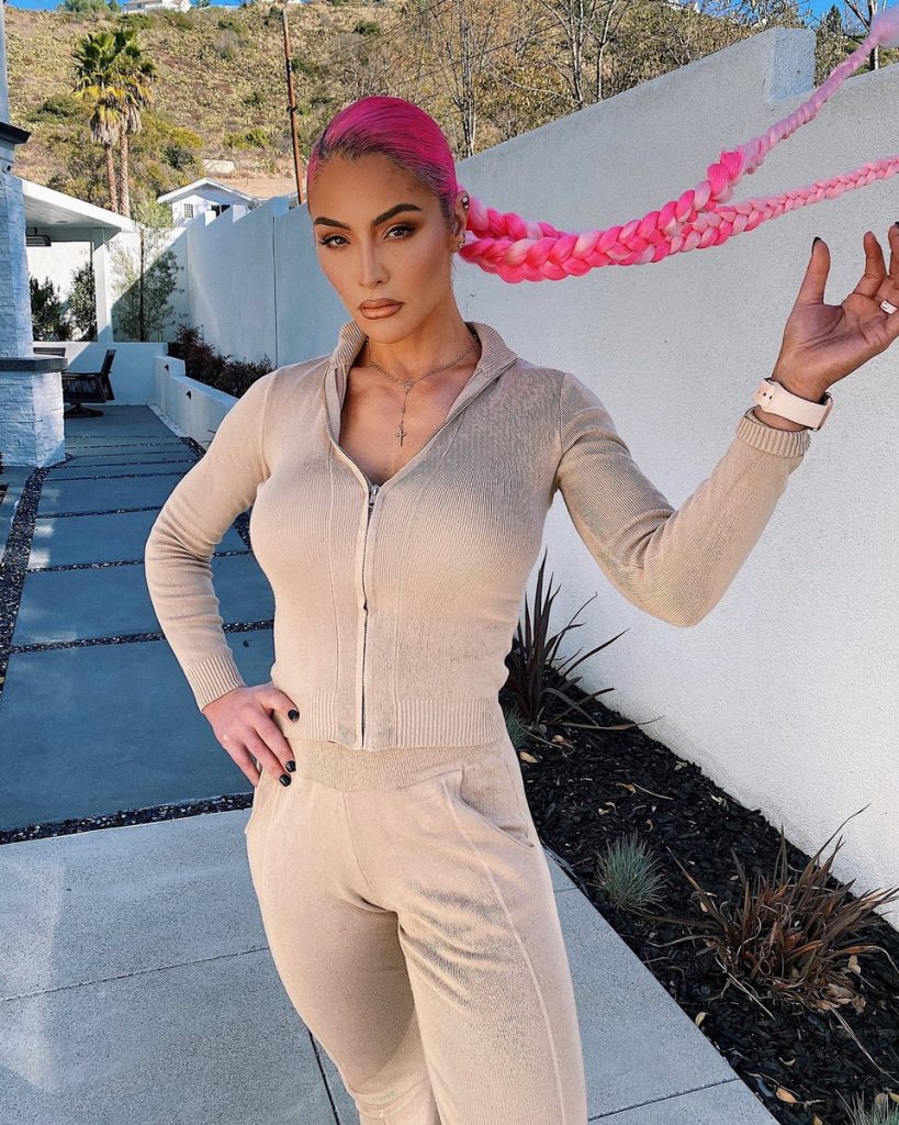 Eva Marie is an actress, fashion designer, and a former wrestler. (Twitter)