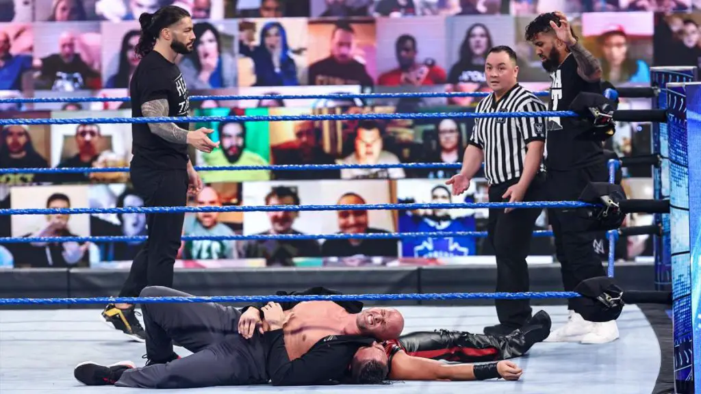 Roman Reigns and Jey Uso on SmackDown