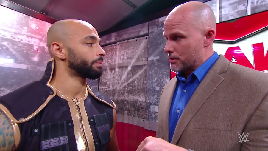 Adam Pearce couldn't allow Ricochet an entry into the Royal Rumble