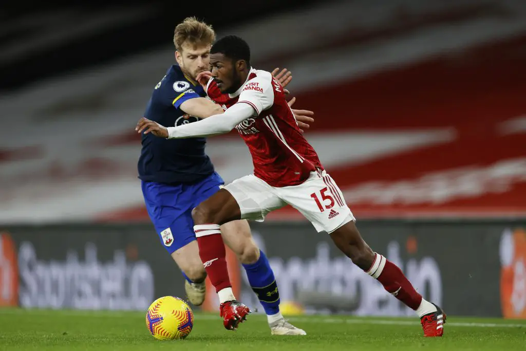 Ainsley Maitland-Niles tried to force an exit out of Arsenal in the summer. (Photo by Adrian Dennis - Pool/Getty Images)