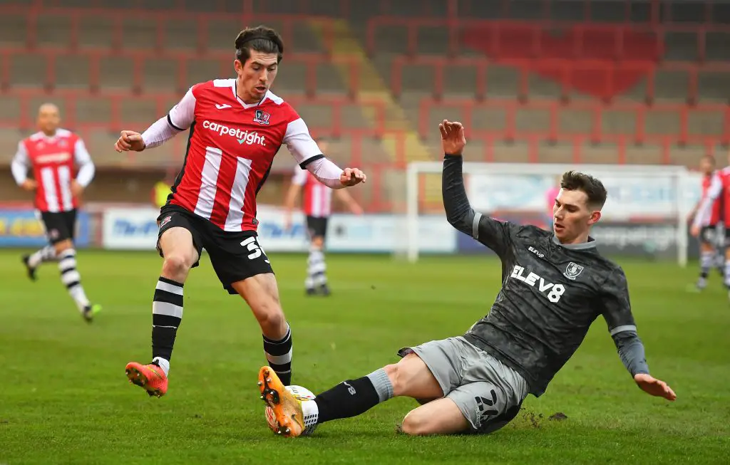 exeter city v sheffield wednesday fa cup third round 1