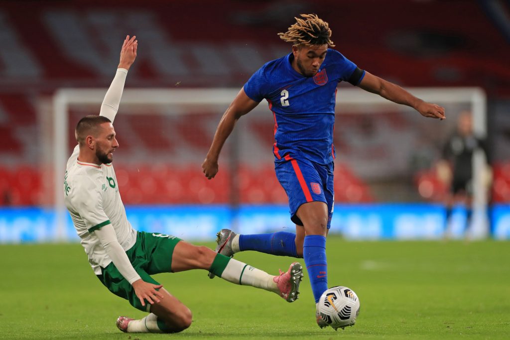 Reece James of Chelsea is linked with a transfer switch to Pep Guardiola's Manchester City.