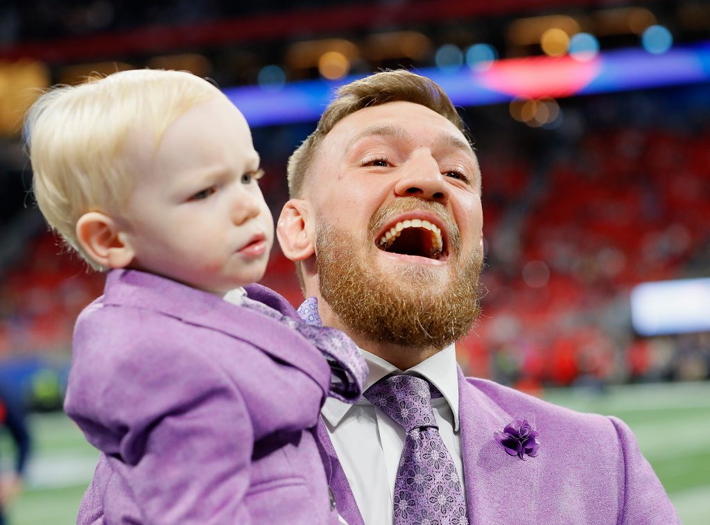 Conor McGregor and his son, Conor Jack