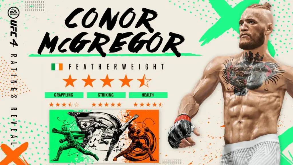 A legacy Conor McGregor was added into UFC 4 after the latest patch update
