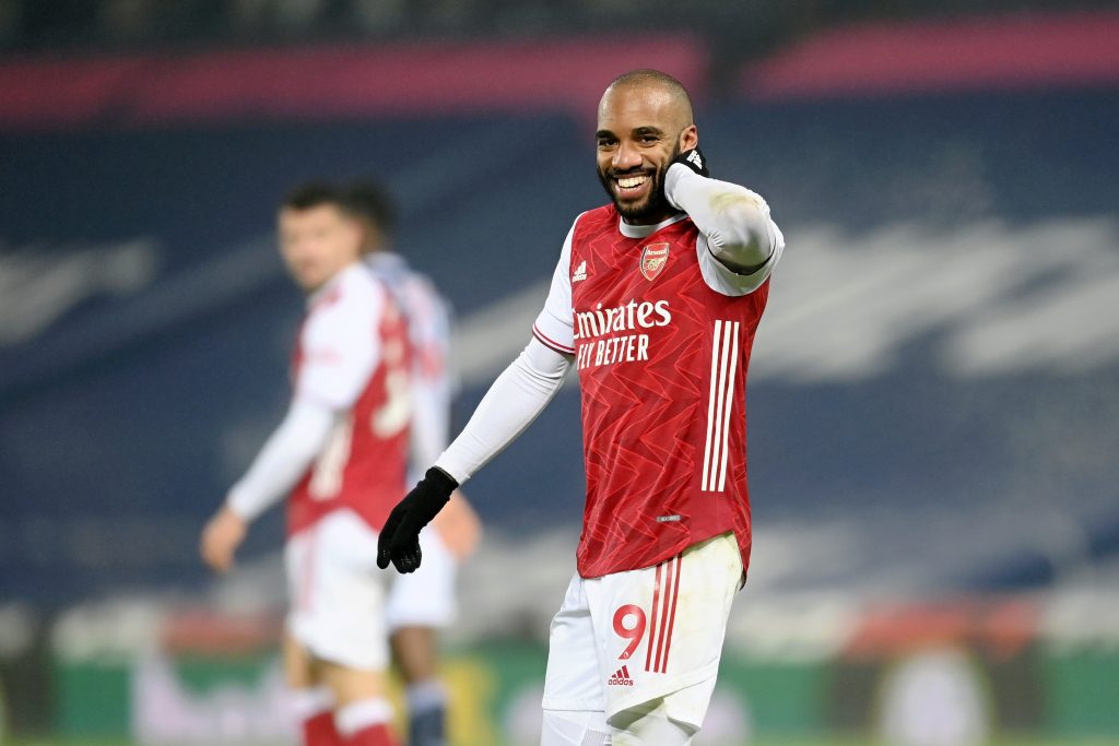 Alexandre Lacazette is a shadow of his former self at Arsenal now. (Photo by Michael Regan/Getty Images)
