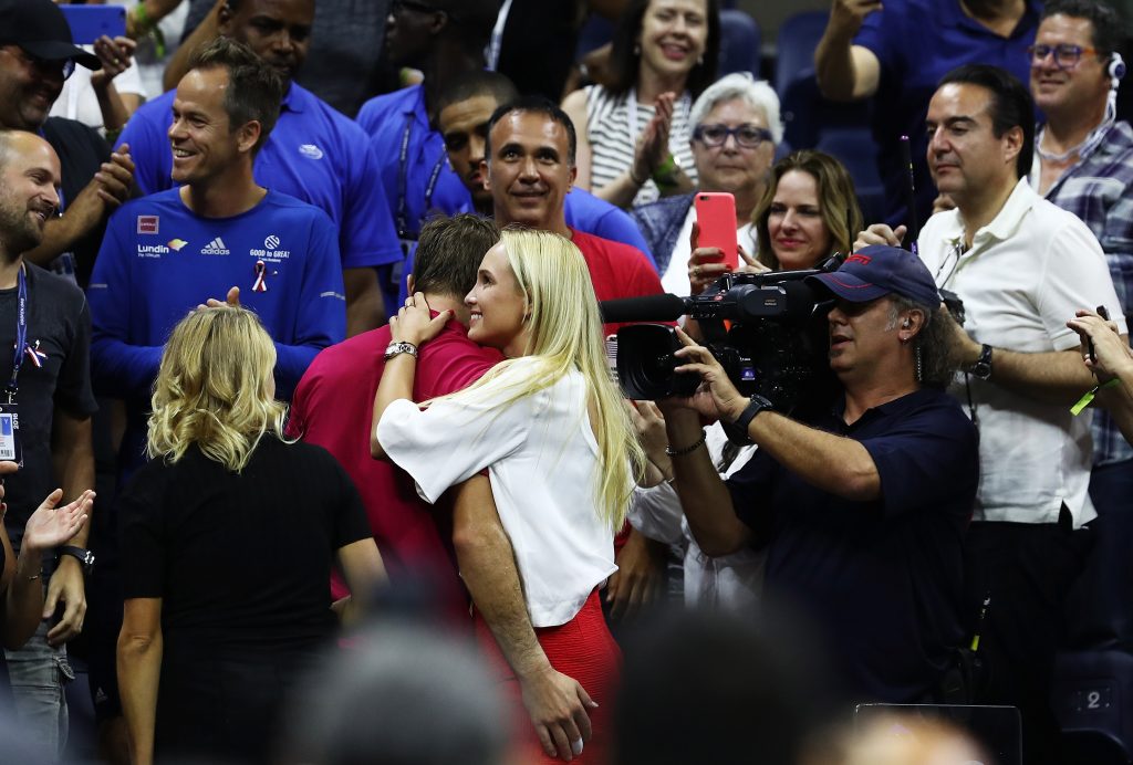 Stan Wawrinka was the boyfriend of Donna Vekic from 2015. 