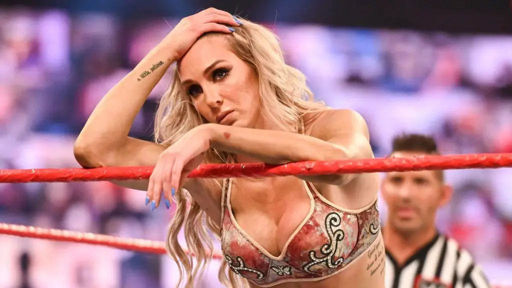 Charlotte Flair did not look happy on Raw
