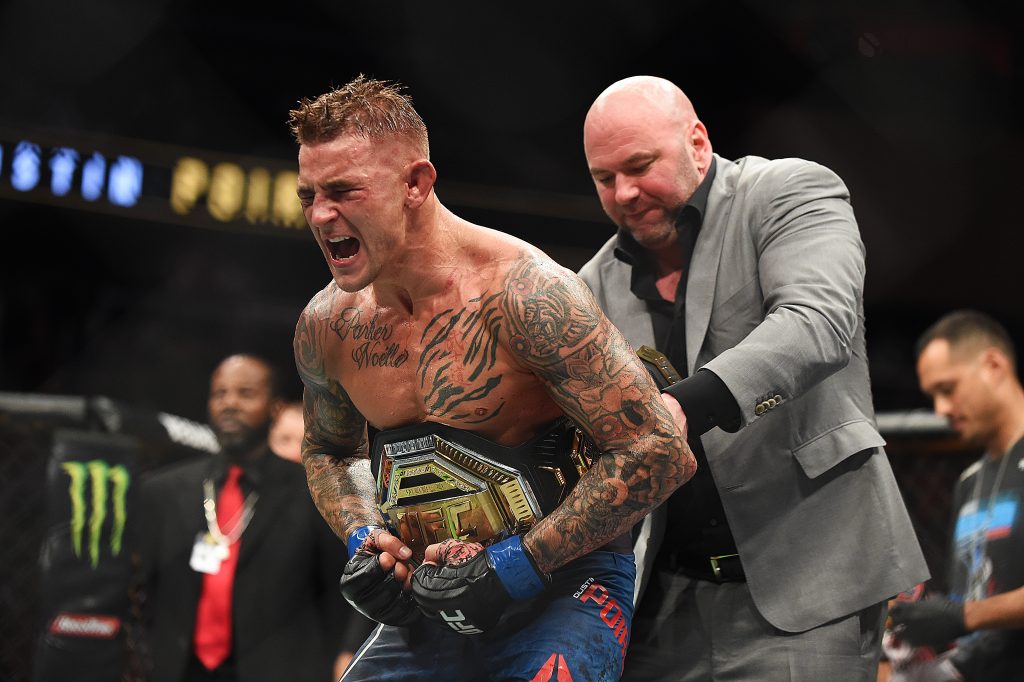 Dana White says Conor McGregor is obsessed with completing a trilogy with Dustin Poirier in his next fight..