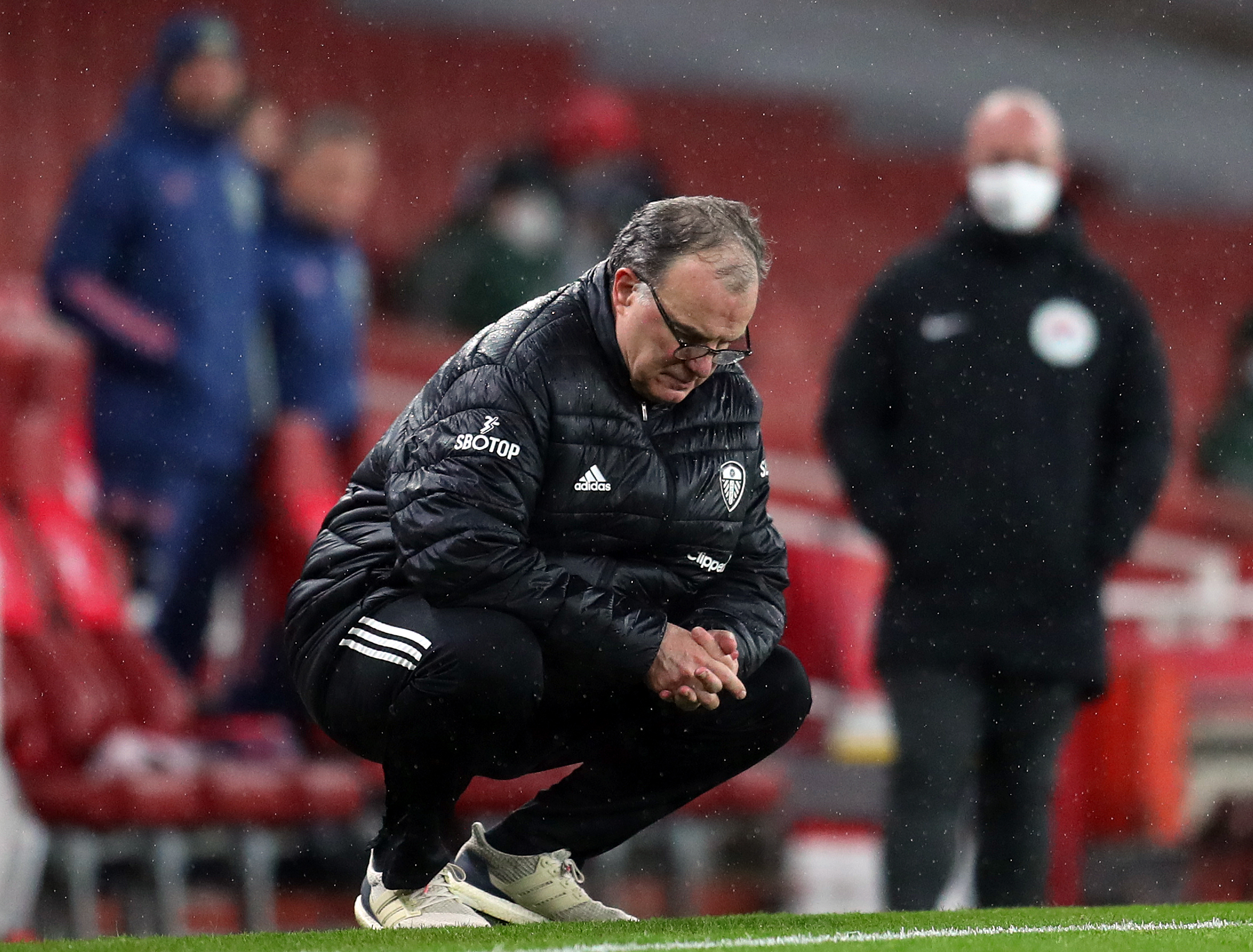 Marcelo Bielsa on the touchline for Leeds United. (GETTY Images)