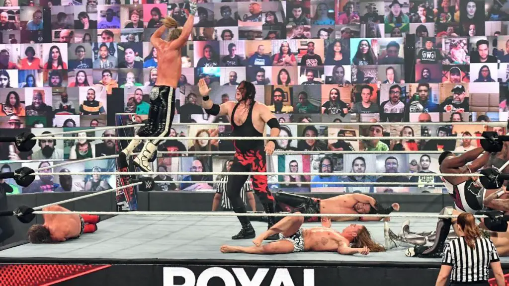 Kane in action during the 2021 Royal Rumble