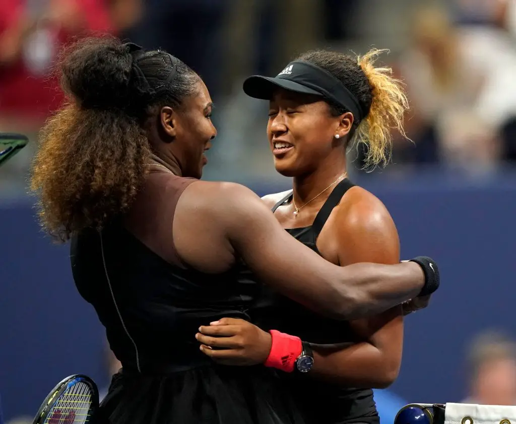Naomi Osaka and Serena Williams. (GETTY Images)