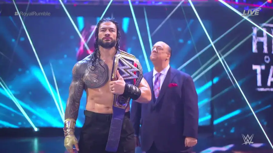 Roman Reigns defended his title at Royal Rumble