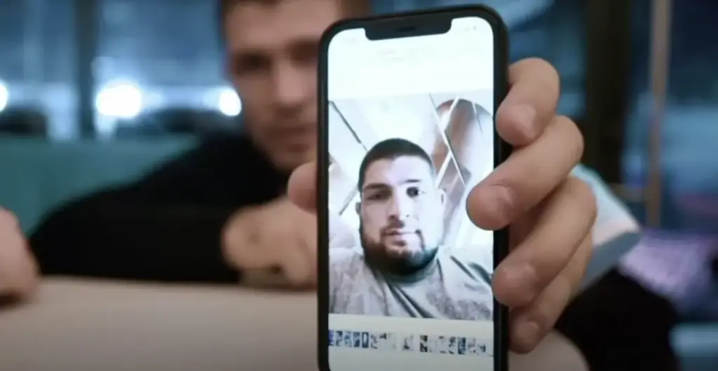 Khabib Nurmagomedov shows his face with mumps before UFC 254 fight against Justin Gaethje.