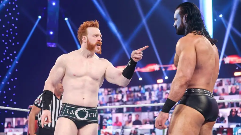 Sheamus and Drew McIntyre in action. (WWE)