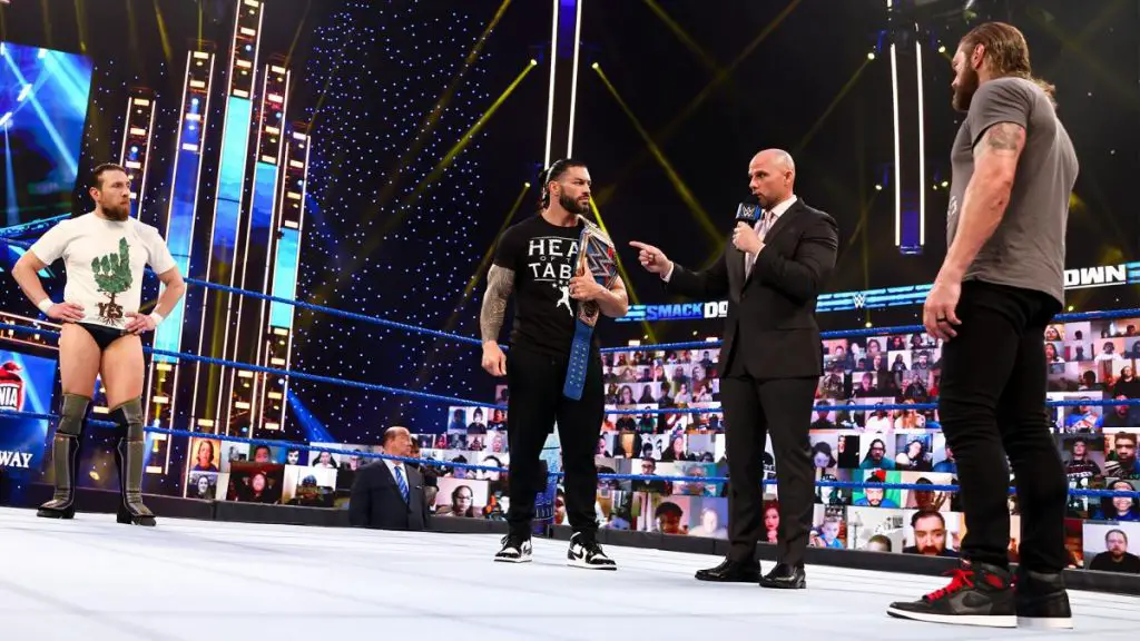 Roman Reigns faces Edge and Daniel Bryan at WrestleMania 37