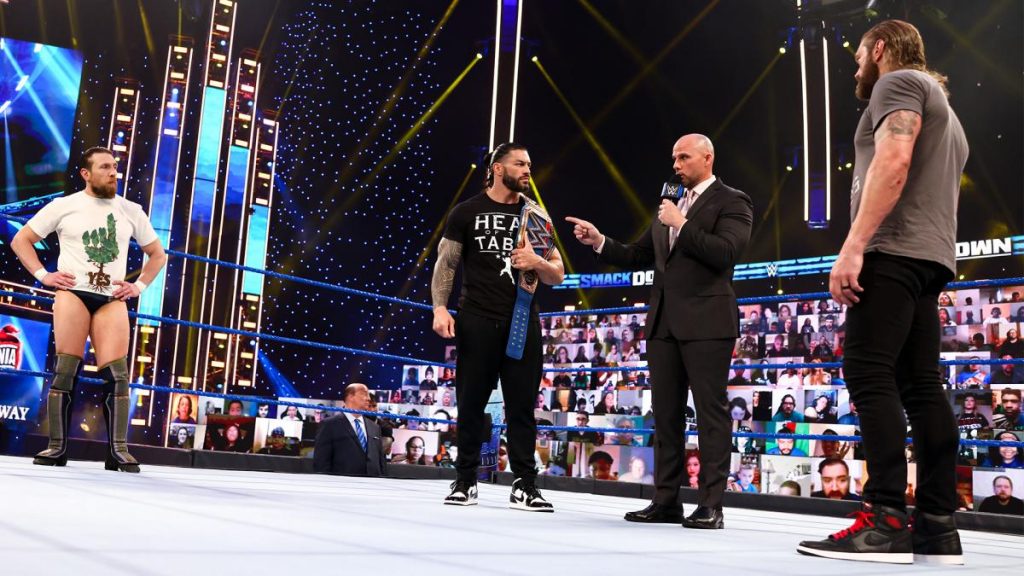 Roman Reigns faces Edge and Daniel Bryan at WrestleMania 37