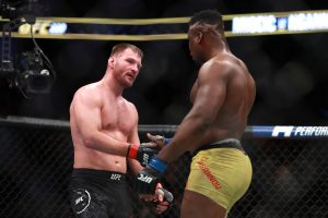 Stipe Miocic and Francis Ngannou will go head-to-head for the UFC heavyweight championship at UFC 260. (Photo by Mike Lawrie/Getty Images)