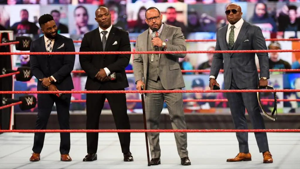The Hurt Business split on WWE RAW earlier this week.