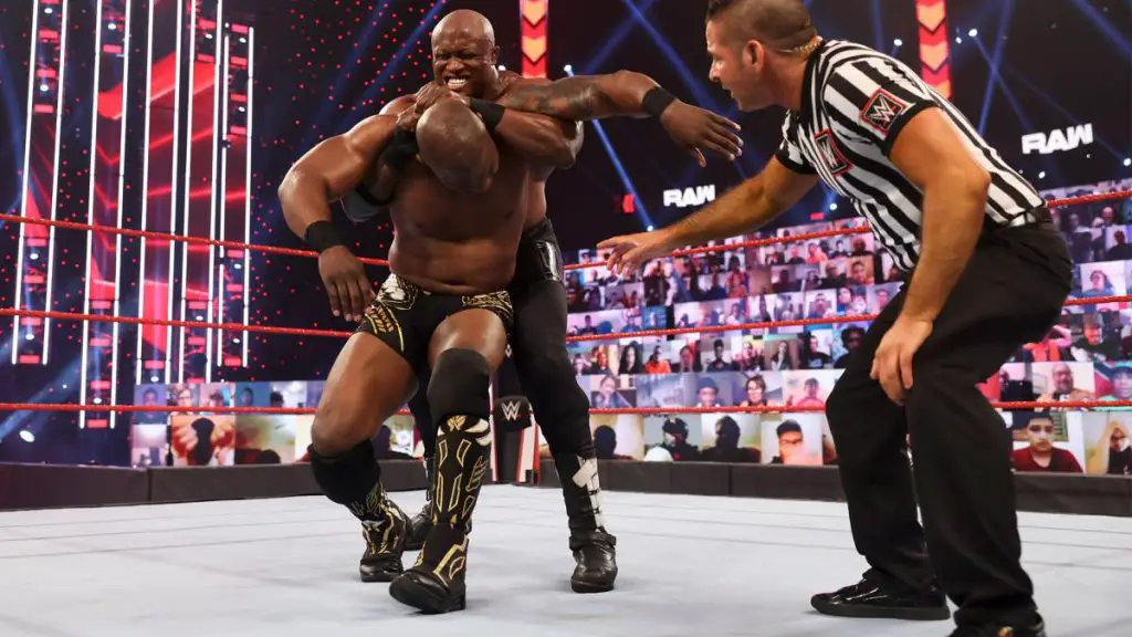 Lashley made Benjamin tap on on RAW (WWE)