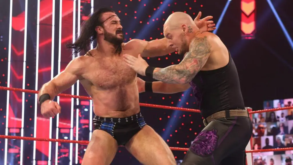 Baron Corbin attacked Drew McIntyre before WrestleMania 37