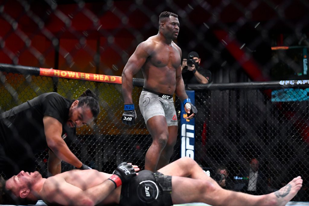 Stipe Miocic was knocked out cold by Francis Ngannou at UFC 260