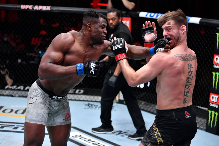 “More powerful than I thought” - Daniel Cormier reacts after Khabib Nurmagomedov inducts former champ into special UFC list 3 Francis Ngannou got a huge Ko win over Stipe Miocic at UFC 260
