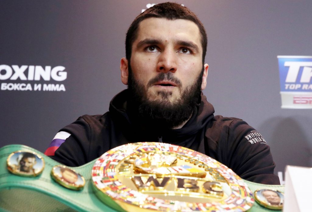 Artur Beterbiev was in a dilemma when asked to choose between UFC legends Khabib Nurmagomedov and GSP.