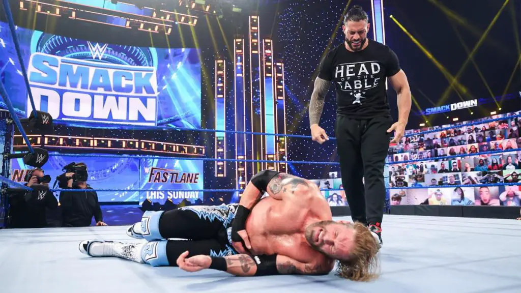 Roman Reigns attacked Edge on SmackDown