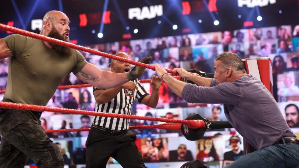 "Knock our doors open" - Braun Strowman reacts to Shane McMahon's release 1 Strowman beat Shane McMahon at WrestleMania 37